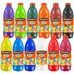 Lot de 12 flacons Ma première Gouache BABY 2-en-1 en 1L