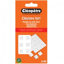 Cléotops 100 pastilles transparentes fortes