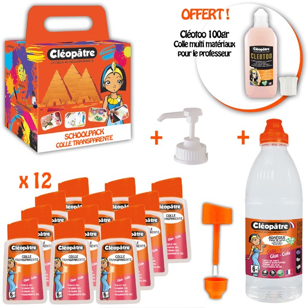 Colle gel forte adhésive cléopâtre 80 grpinceau intégré