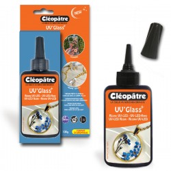 Résine époxy Cléopâtre Glass Flex pour glaçage et protection x 130 ml -  Perles & Co