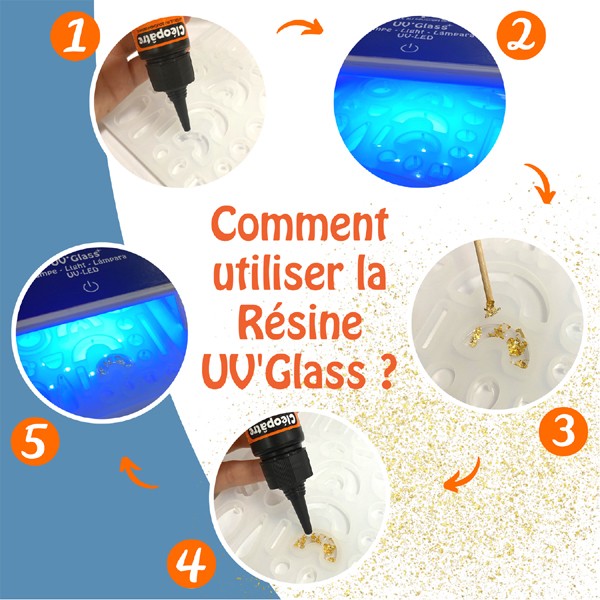 Résine UV Glass - Résine - 10 Doigts