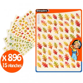 Gommettes feuilles d'arbres automne/ printemps