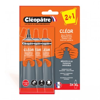 Blister de 3 Colles Contact Cléor 30g