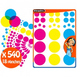 [15:41] Marion MACHTELINCKX 540 gommettes cercle chromatique translucides pour apprendre les couleurs