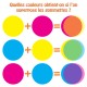 540 gommettes cercle chromatique translucides pour apprendre les couleurs