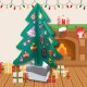 10 Sapins en carton à décorer - 24cm