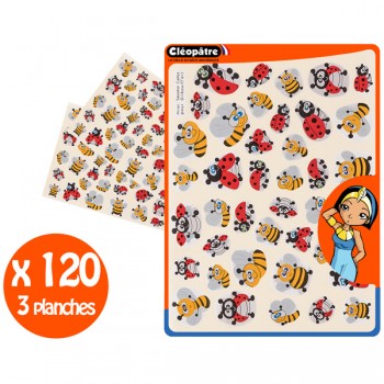 Gommettes Abeilles et Coccinelles
