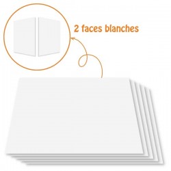 Lot de 5 feuilles de carton 1,5mm
