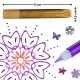 10 Glitter Glue Pens 12g