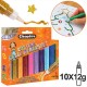 10 Glitter Glue Pens 12g