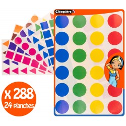 Gommettes géométriques
