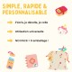 288 étiquettes no pack Maternelle