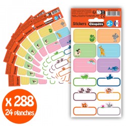 288 étiquettes no pack Maternelle