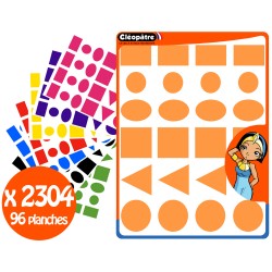 Gommettes géométriques