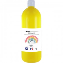 GOUACHE ALIX en formato de 1 litro AMARILLO PRIMARIO