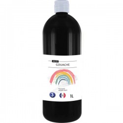 GOUACHE ALIX NOIR 1L