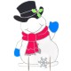 Photobooth Bonhomme de Neige à décorer
