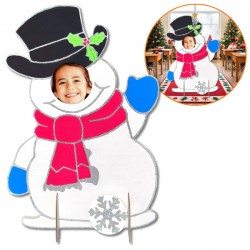Photobooth Bonhomme de Neige à décorer