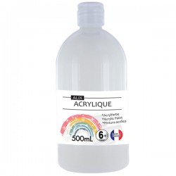 PEINTURE ACRYLIQUE ALIX BLANC 500ml