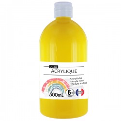 PEINTURE ACRYLIQUE ALIX JAUNE DORÉE 500ml
