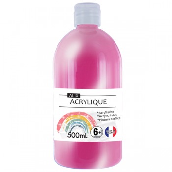 PEINTURE ACRYLIQUE ALIX ROSE NACREE 500ml