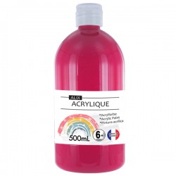 PEINTURE ACRYLIQUE ALIX ROUGE PRIMAIRE (MAGENTA) 500ml