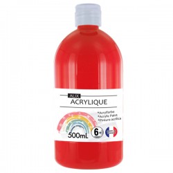 PEINTURE ACRYLIQUE ALIX ROUGE ECARLATE 500ml