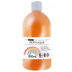 PEINTURE ACRYLIQUE ALIX ORANGE NACRÉE 500ml