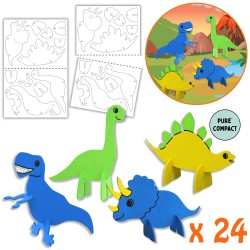 Mes 24 figurines 3D Animaux de la Forêt à décorer en Pure’Compact