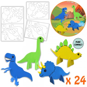 Mes 24 figurines 3D Animaux de la Forêt à décorer en Pure’Compact
