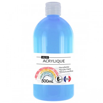 PEINTURE ACRYLIQUE ALIX BLEU AZUR 500ml