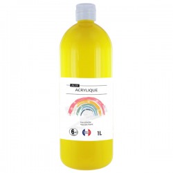 PEINTURE ACRYLIQUE ALIX JAUNE PRIMAIRE 1L
