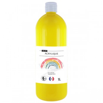 PEINTURE ACRYLIQUE ALIX JAUNE PRIMAIRE 1L