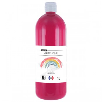 PEINTURE ACRYLIQUE ALIX ROUGE PRIMAIRE (MAGENTA) 1L