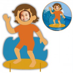 Photobooth Surfeur/Surfeuse d'été à décorer
