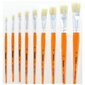 Pig bristle brushes