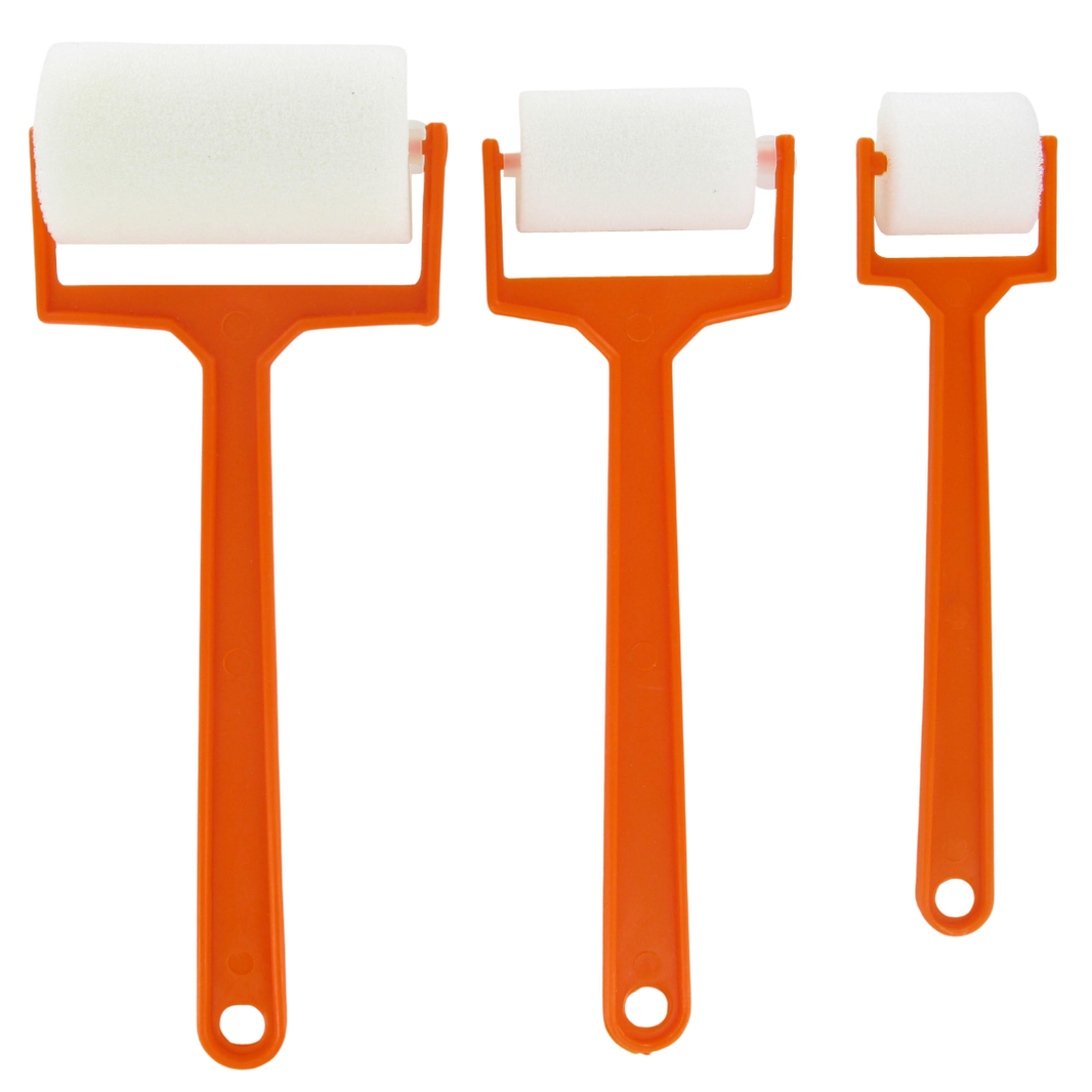 Lot de 3 rouleaux mousse 25, 40 et 60 mm