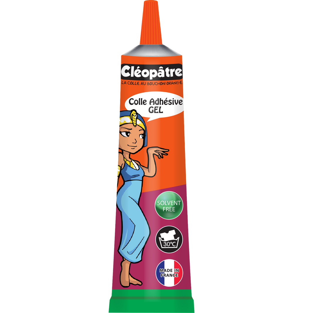 Colle écolier Cléopâtre en tube alu de 30 gr