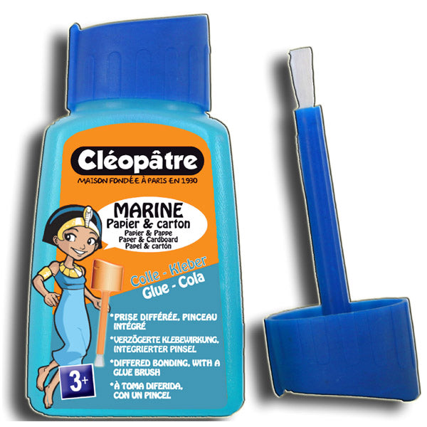 Colle Marine en 80 gr avec pinceau incorporé