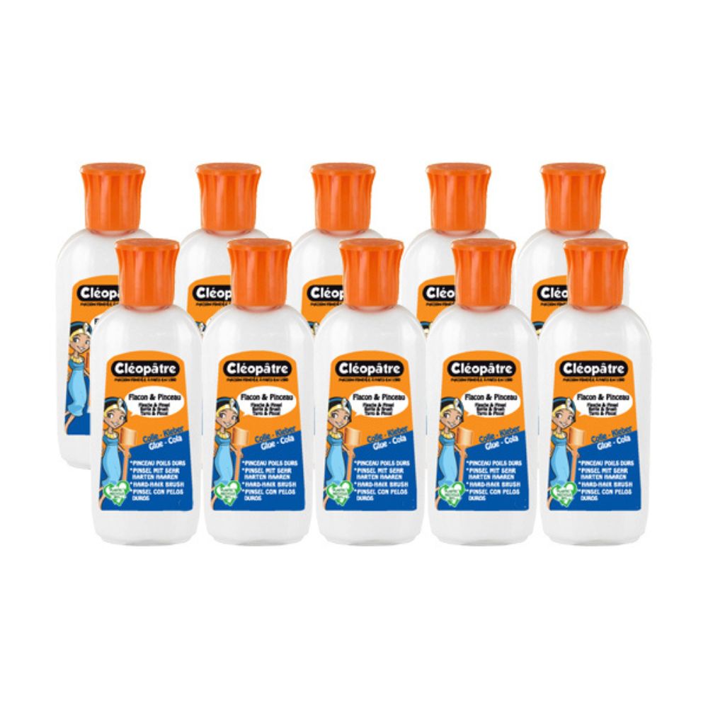 Lot de 10 flacons vides capacité 100gr