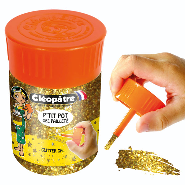 Petit pot de Gel Pailleté métallisé 50ml
