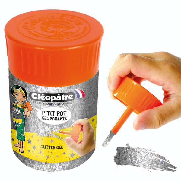 Petit pot de Gel Pailleté métallisé 50ml