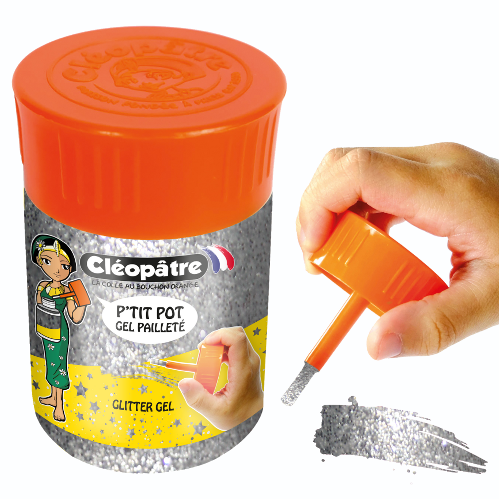 Petit pot de Gel Pailleté métallisé 50ml