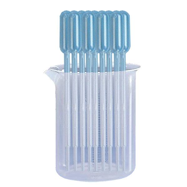 Lot 10 pipettes graduées de 3 ml + 1 bécher gradué offert
