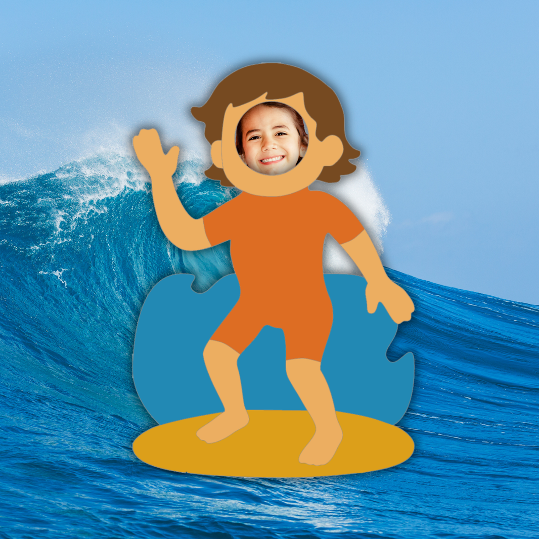 Photobooth Surfeur/Surfeuse à décorer