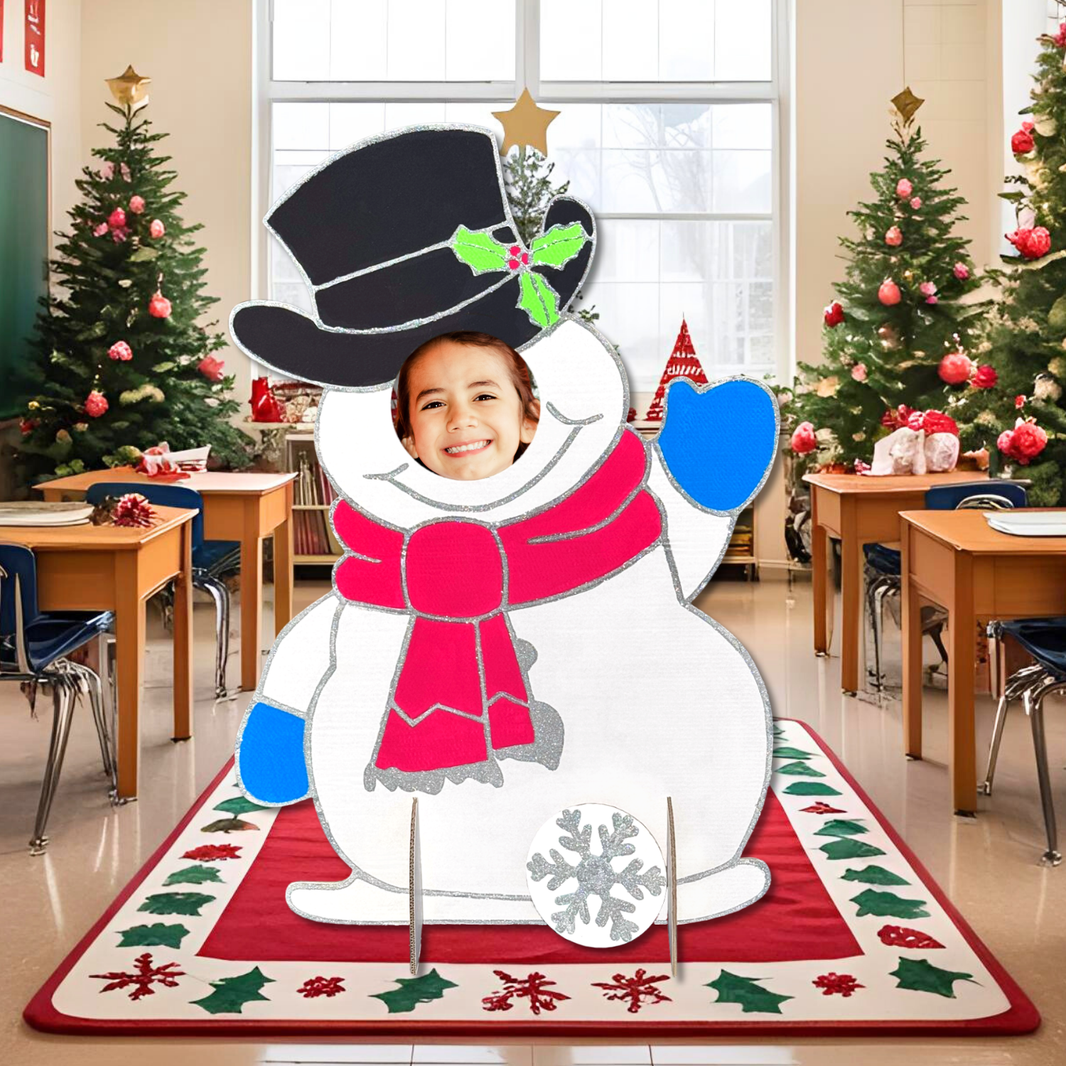 Photobooth Bonhomme de Neige à décorer