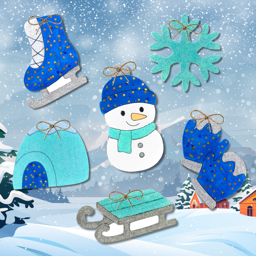 Mes 36 suspensions Noël Féérique à décorer en Pure’Compact