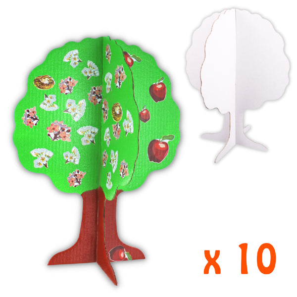 Arbres en carton à décorer