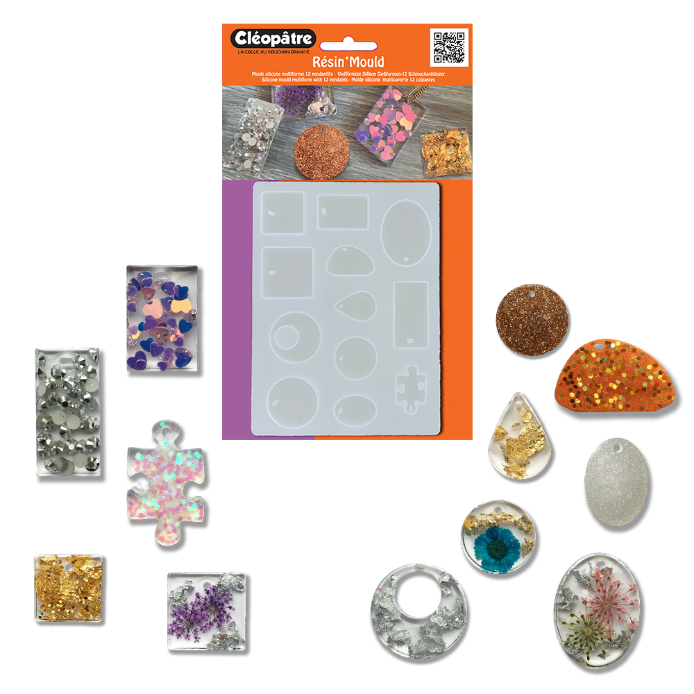 Moule résine pendentifs