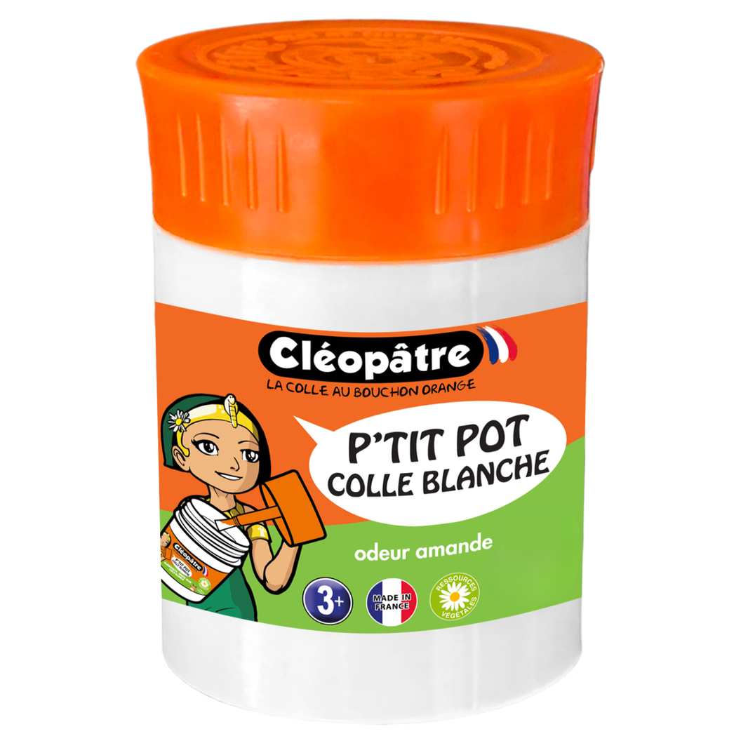 P'tit Pot de colle Cléopâtre à l'odeur d'amande